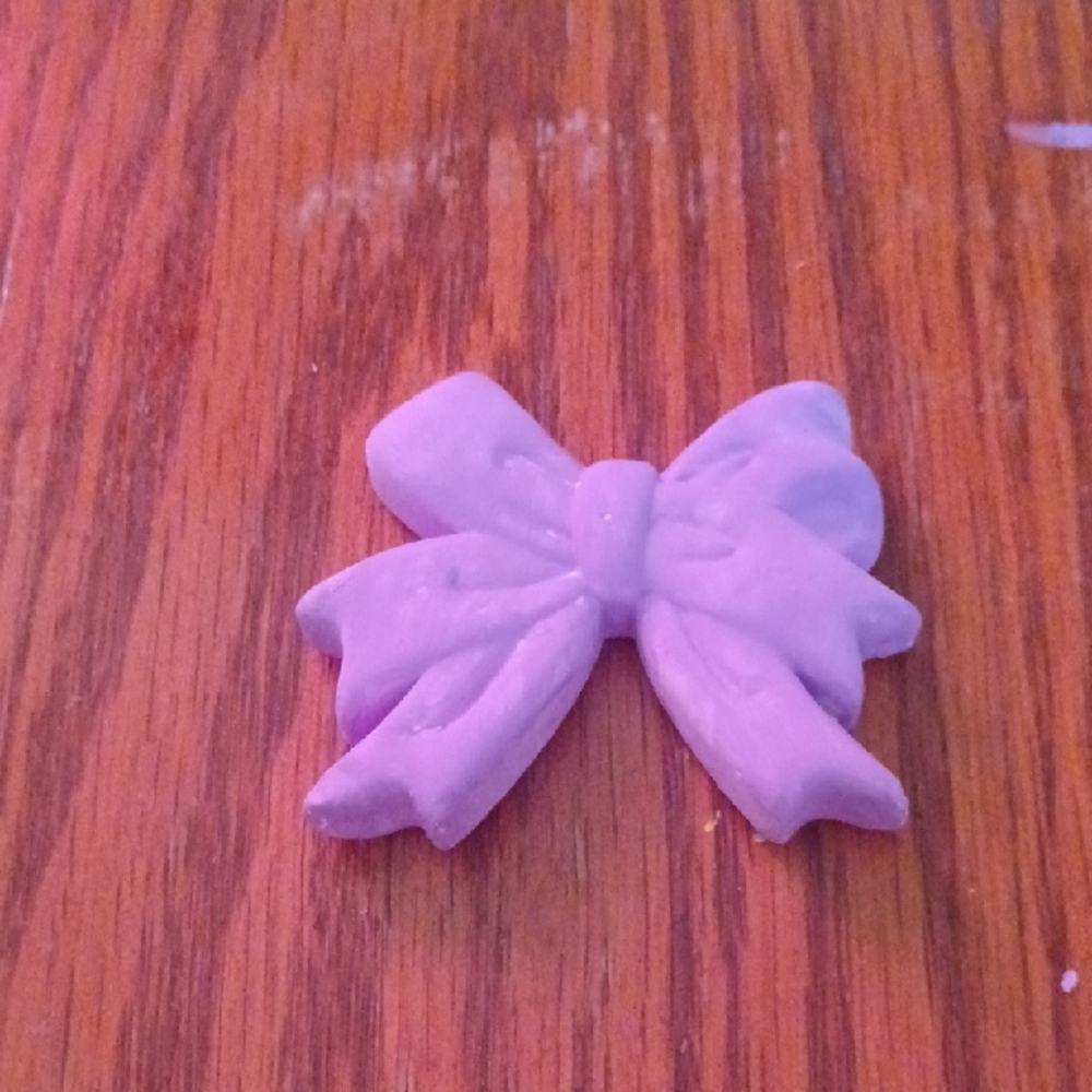 Lavender Bow magnet